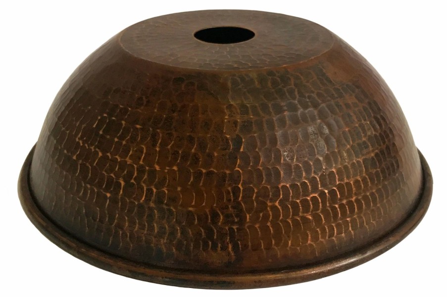 * Premier Copper Products Dome Pendant Light Shade 8.5-In- Copper Lighting & Ceiling Fans