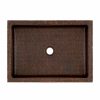 * Premier Copper Products Oil-Rubbed Bronze Copper Rectangular Vessel Bathroom Sink (20-In X 14-In) Bathroom Sinks