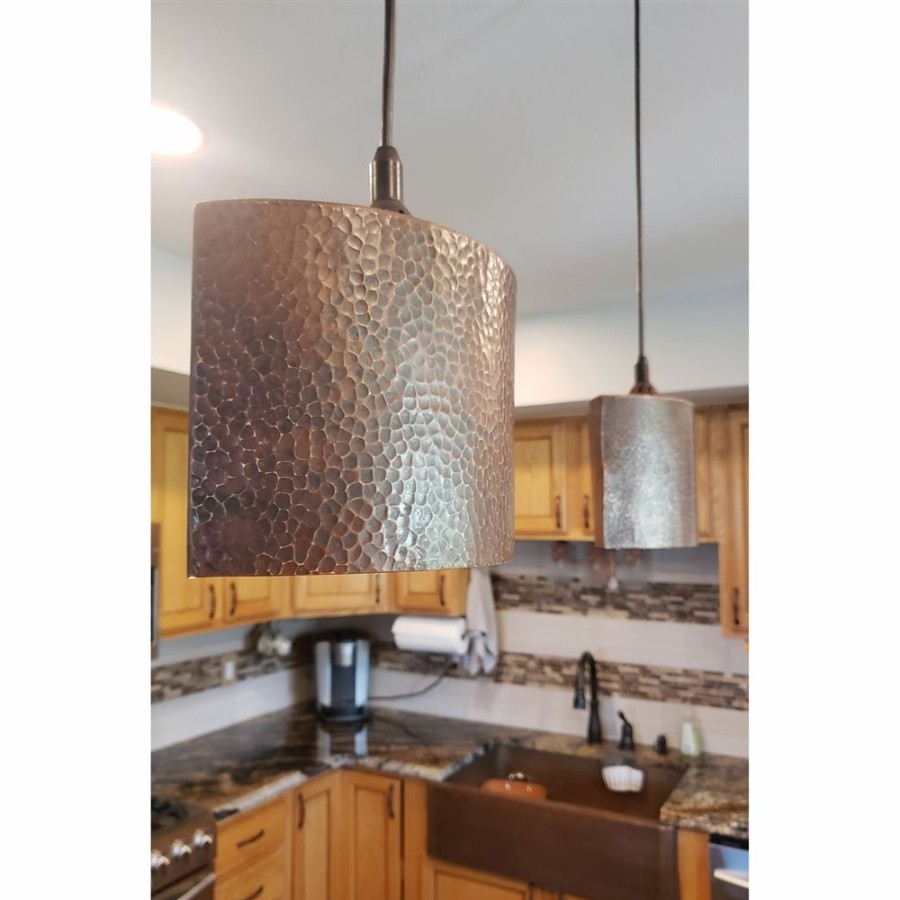 * Premier Copper Products Oil Rubbed Bronze Rustic Standard Cylinder Medium (10 To 22-In) Pendant Light Lighting & Ceiling Fans