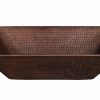 * Premier Copper Products Rectangular Copper Sink, 17-In Bathroom Sinks