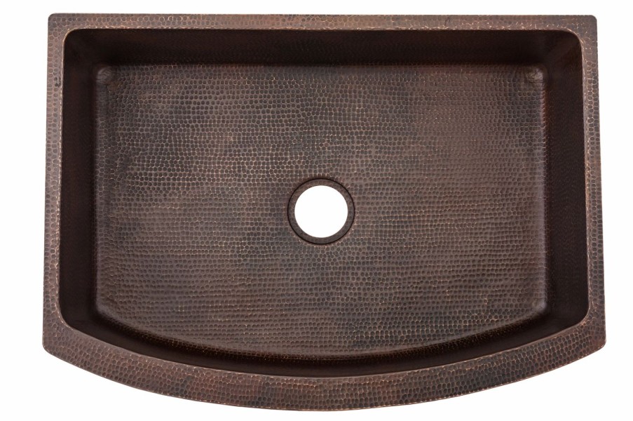 * Premier Copper Products Copper Farmhouse Kitchen Sink 30-In Kitchen Sinks