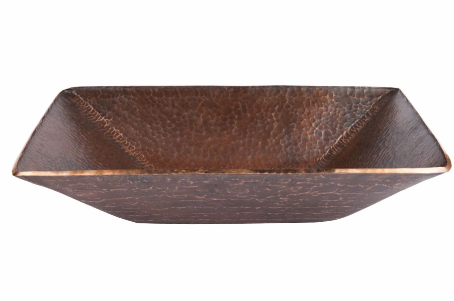 * Premier Copper Products Rectangle Sink Copper Bathroom Sinks