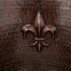 * Premier Copper Products 16-In Copper Fleur De Lis Sink Bar & Prep Sinks