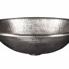 * Premier Copper Products Oval Sink 17-In- Nickel Bathroom Sinks