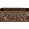 * Premier Copper Products 33-In Copper Apron Vineyard Sink Kitchen Sinks