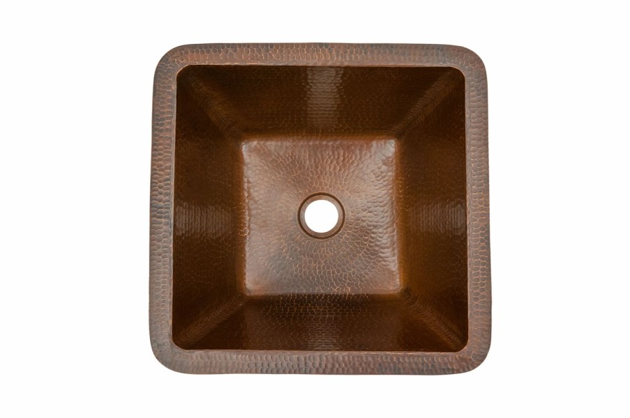 * Premier Copper Products Sink With Faucet And Drain Copper Bathroom Sinks