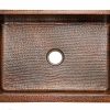 * Premier Copper Products 30-In Copper Apron Sink With Drain Kitchen Sinks