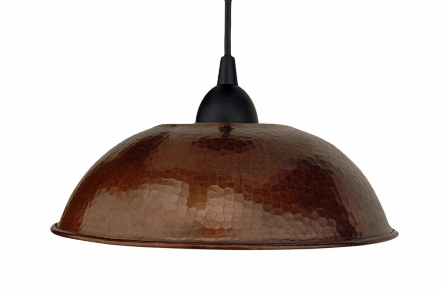 * Premier Copper Products 10.5-In Copper Dome Pendant Light Lighting & Ceiling Fans