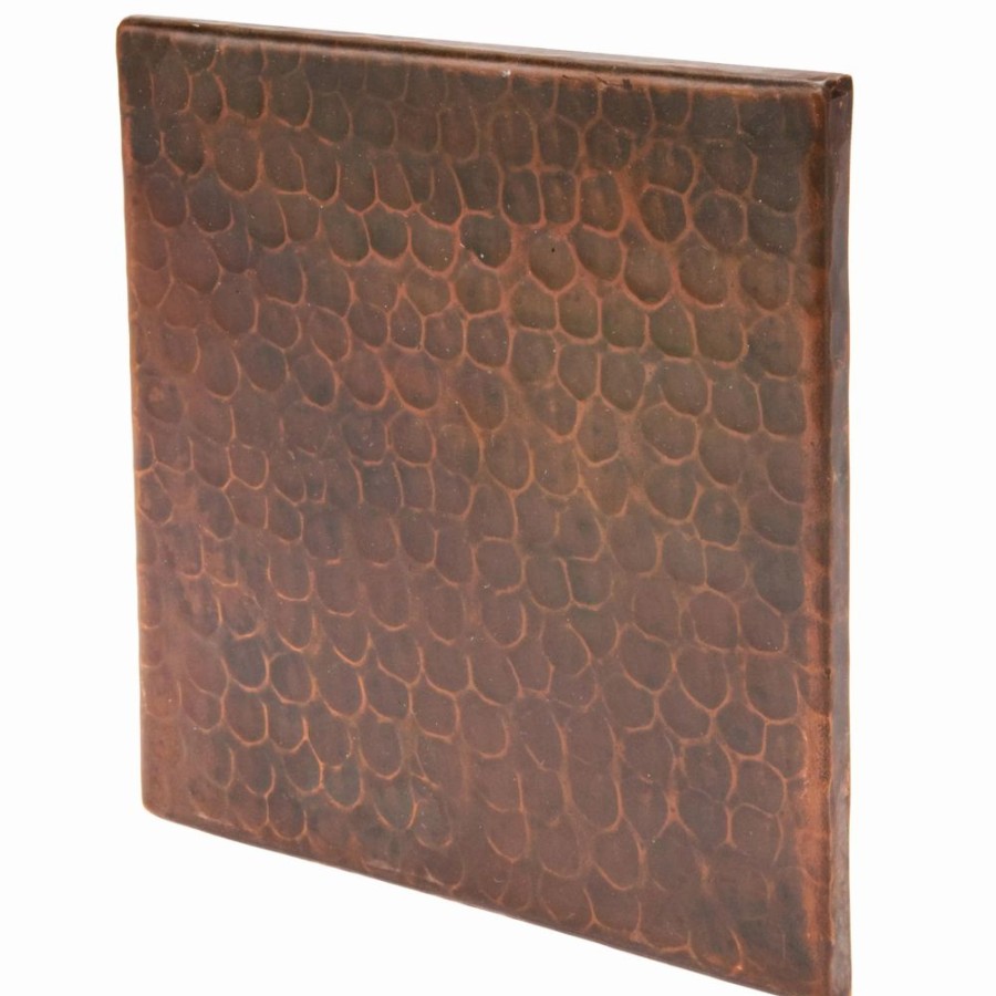 * Premier Copper Products Copper Tiles 6-In X 6-In 4 Pk Bathroom Backsplashes