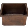 * Premier Copper Products 16-In Copper Rectangle Sink Bar & Prep Sinks