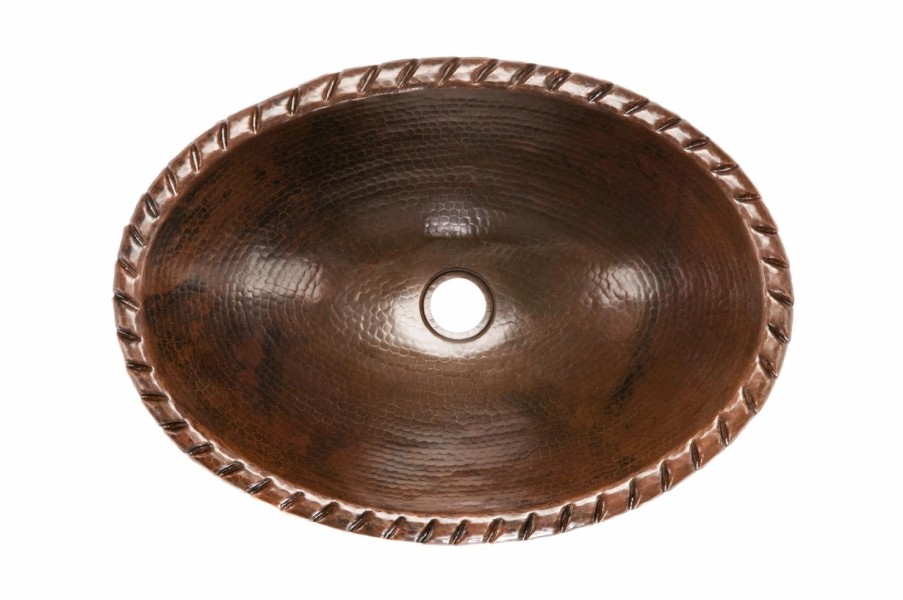 * Premier Copper Products Oval Copper Sink Bathroom Sinks