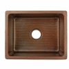 * Premier Copper Products Premier Copper Rectangle Sink 20-In Copper Bar & Prep Sinks