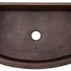 * Premier Copper Products Premier Copper Product 33-In Rounded Apron Sink Kitchen Sinks