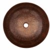 * Premier Copper Products Large Round Copper Vessel Sink Bathroom Sinks