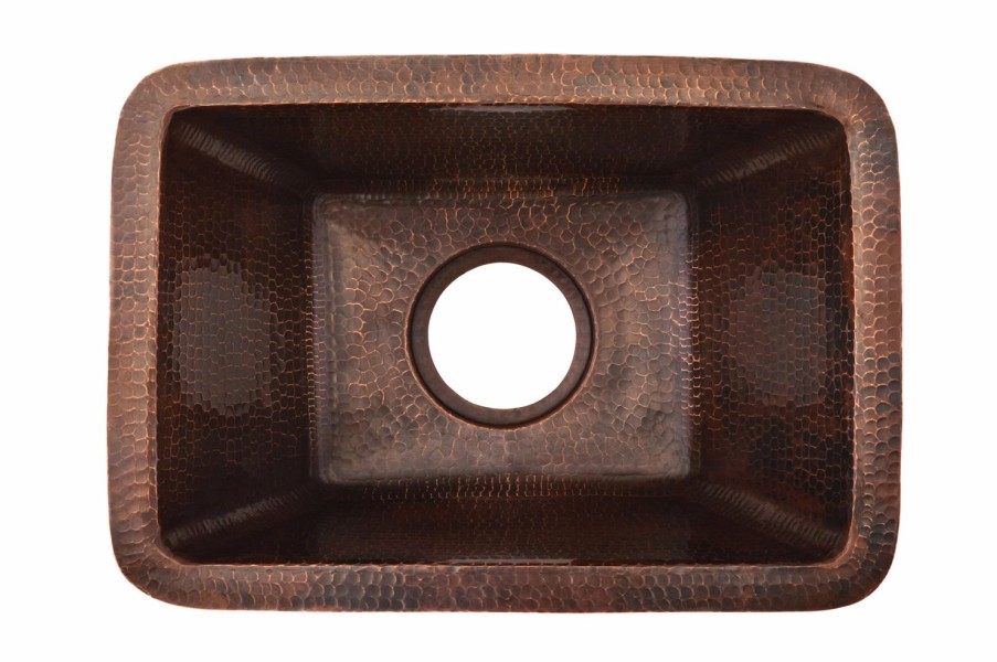 * Premier Copper Products 17-In Copper Rectangle Sink Bar & Prep Sinks