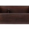 * Premier Copper Products Premier Copper Double Sink With Divider 33-In Kitchen Sinks