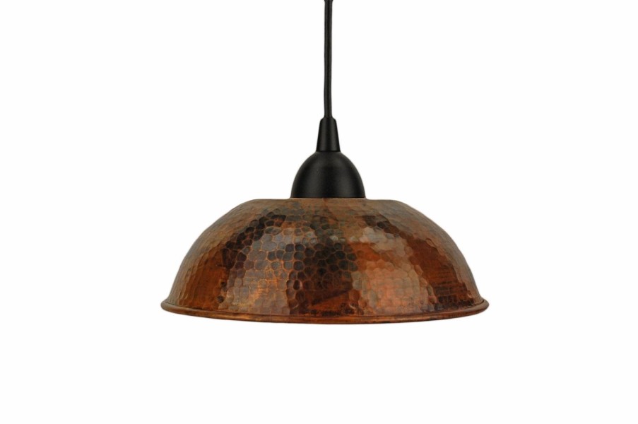 * Premier Copper Products 8.5-In Copper Dome Pendant Light Lighting & Ceiling Fans