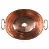 * Premier Copper Products Oval Vessel Sink With Handles 19-In X 12.5-In Polished Copper Bathroom Sinks