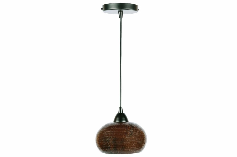 * Premier Copper Products 7-In Copper Globe Pendant Light Lighting & Ceiling Fans