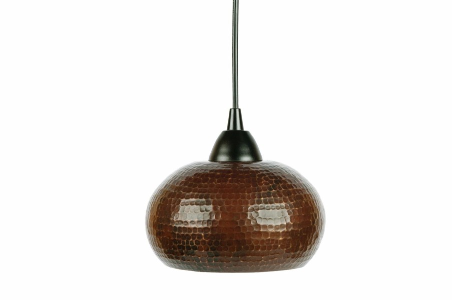 * Premier Copper Products 7-In Copper Globe Pendant Light Lighting & Ceiling Fans