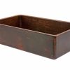 * Premier Copper Products 33-In Copper Single Basin Sink Kitchen Sinks